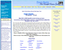 Tablet Screenshot of elenasmodelstours.com